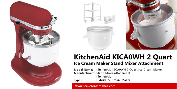 KitchenAid KICA0WH 2 Quart Ice Cream Maker Stand Mixer Attachment Review