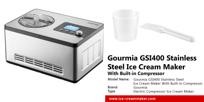Gourmia GSI400 Stainless Steel Ice Cream Maker With Built-in Compressor Review