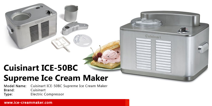 Cuisinart ICE-50BC Supreme Ice Cream Maker Review